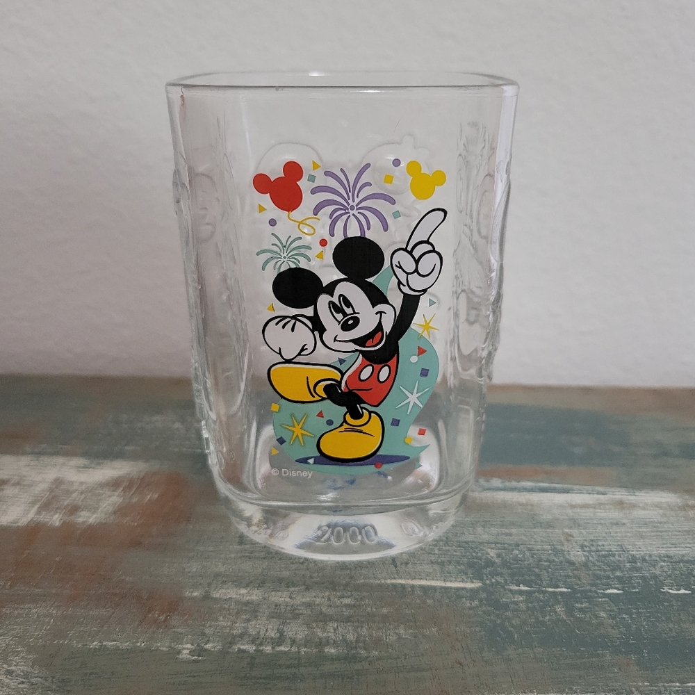 McDonald's Disney Millennium Celebration Collectibles Glass Cup
